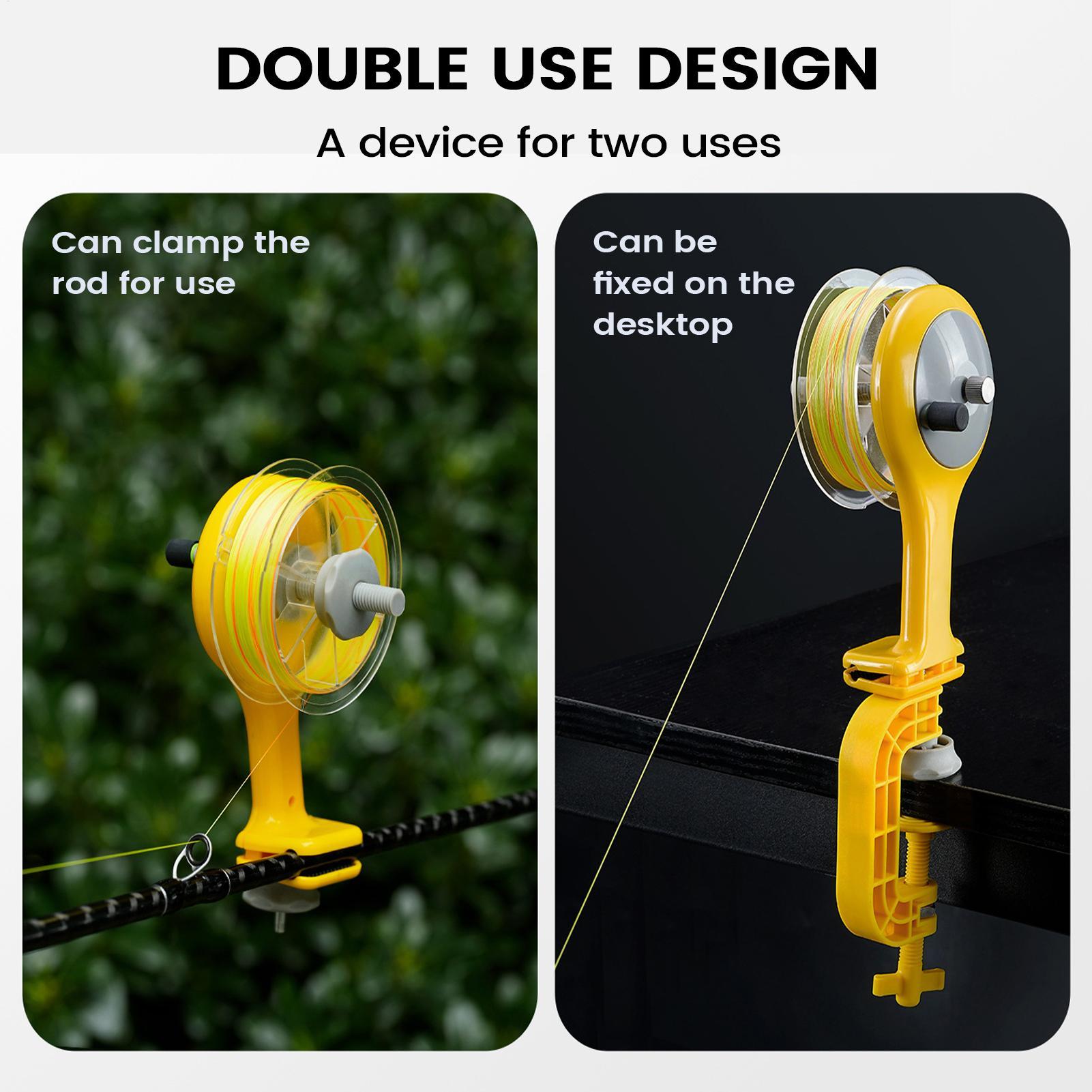 Fishing Line Spooler with Clam – Ice Fishing Reel recenzja i cena