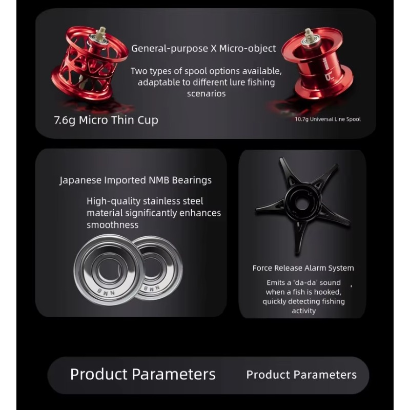 P1 Casting Reel, 7.3:1 Gear Ra – Reel Handle recenzja i cena