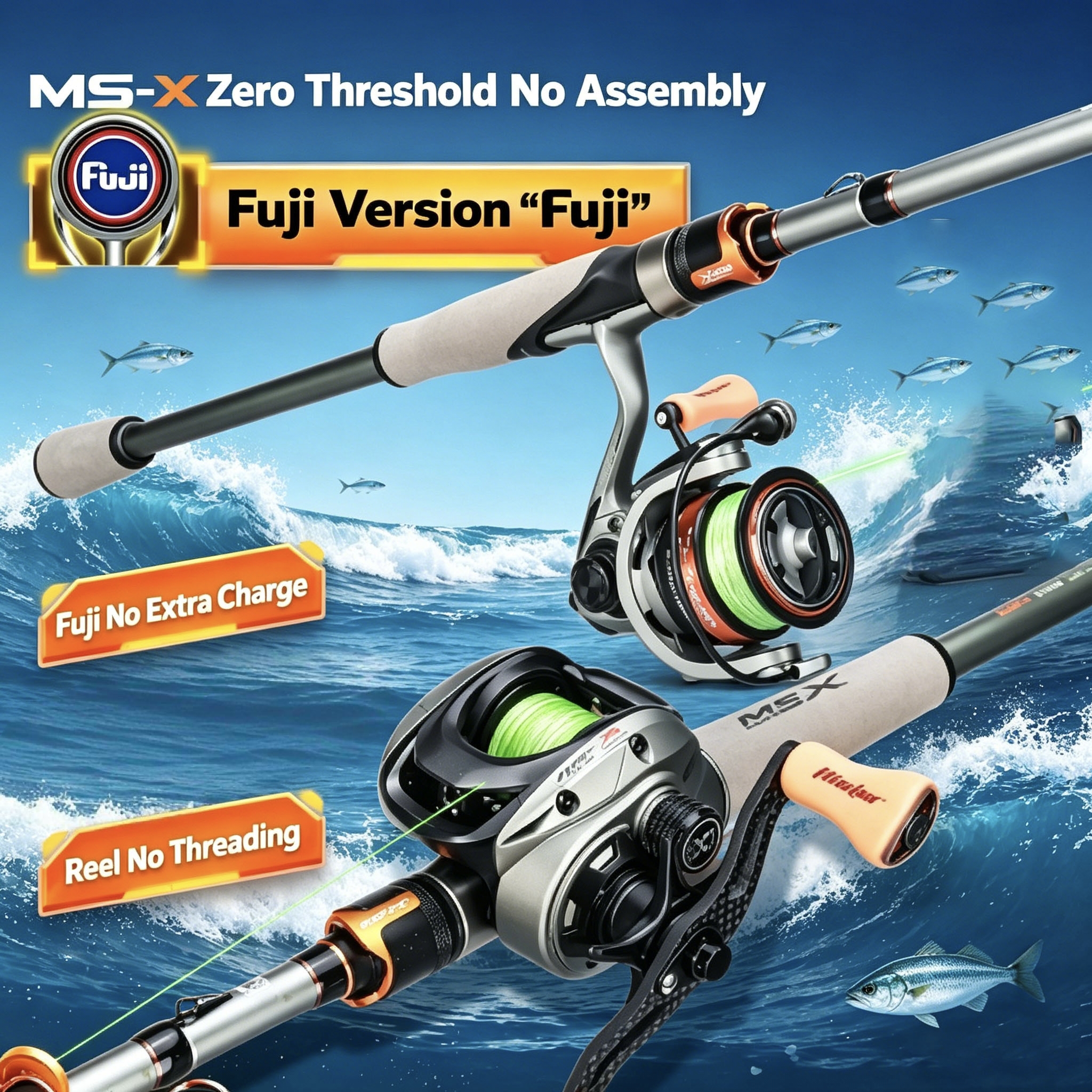 HASIDA 1.68m MS-X FUJI Version – Spincast Reel recenzja i cena