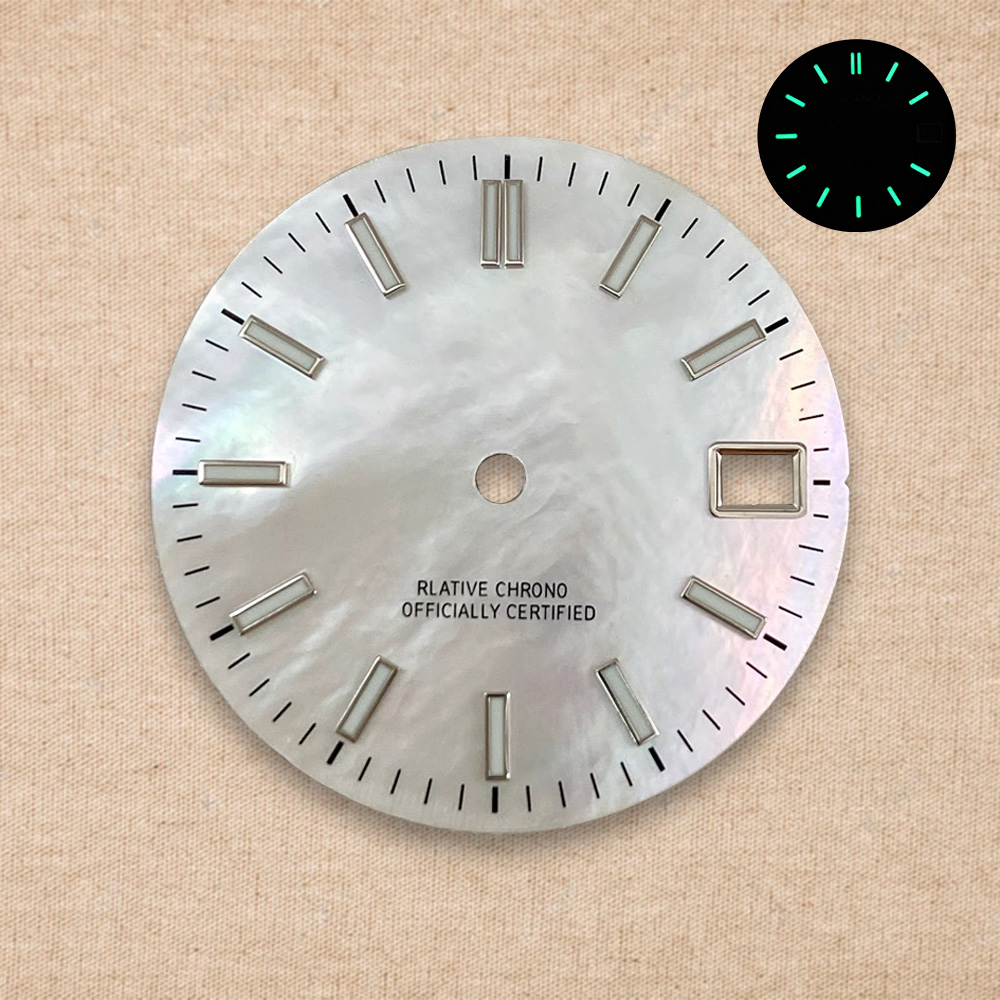 New 28.5mm S Logo NH35 Dial Lo – Reel Case recenzja i cena